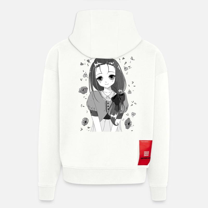 manga - Hoodie- made by SPREAD  - OFF WHITE