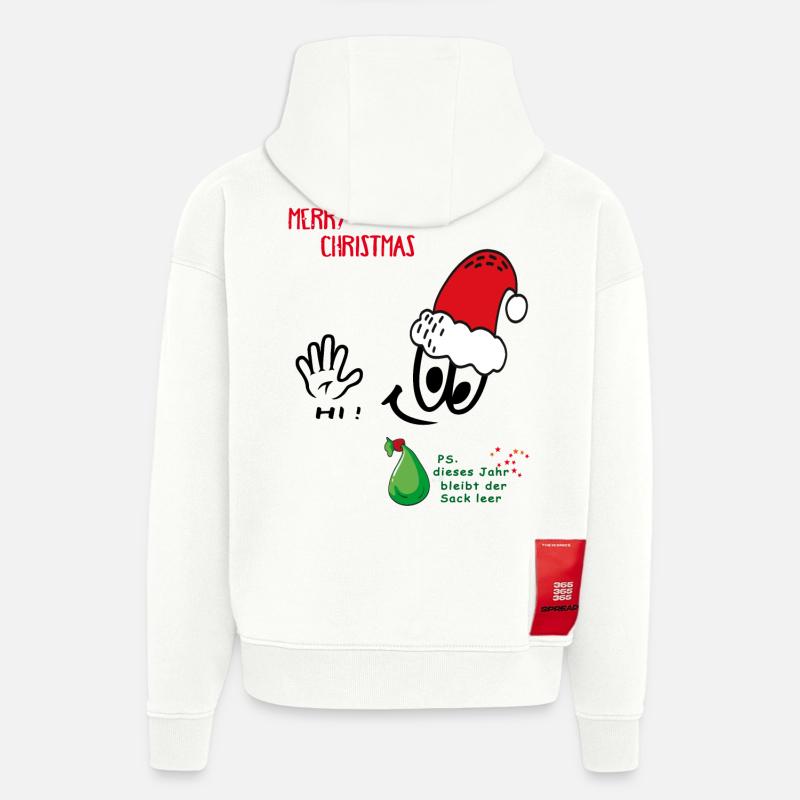 Weihnachtsmann, Merry Christmas, Comic - Hoodie- made by SPREAD  - OFF WHITE
