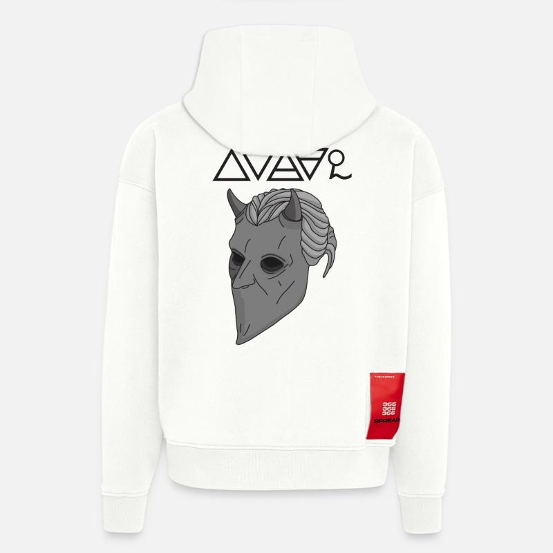 Die Paintless Ghoul - Hoodie- made by SPREAD - OFF WHITE
