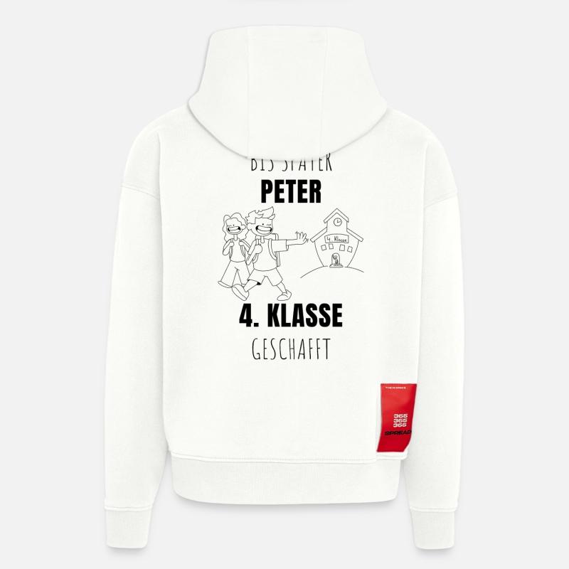 BIS SPAETER PETER - Hoodie- made by SPREAD  - OFF WHITE