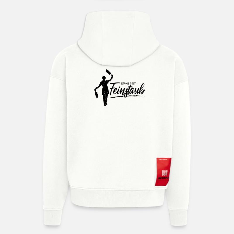 Spaß mit Feinstaub - Hoodie- made by SPREAD  - OFF WHITE