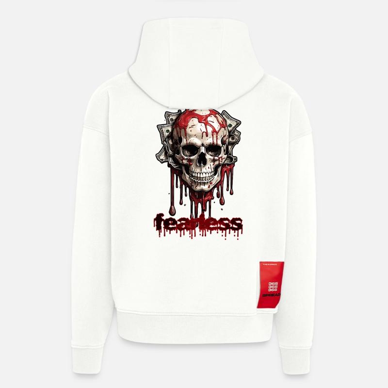 Furchtlos - Hoodie- made by SPREAD  - OFF WHITE