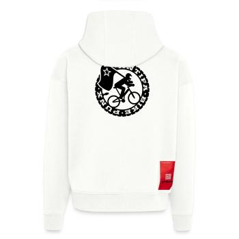 Antifa Bike Punks - Hoodie- made by SPREAD  - OFF WHITE - Hinten