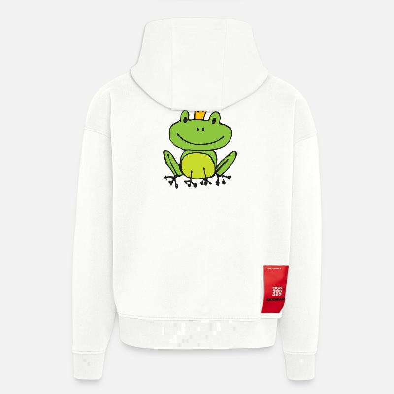 Frosch oder Prinz? - Hoodie- made by SPREAD  - OFF WHITE