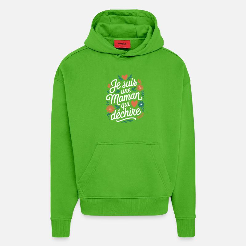 I'm a Killer Mom - Hoodie- made by SPREAD  - Apple Neon