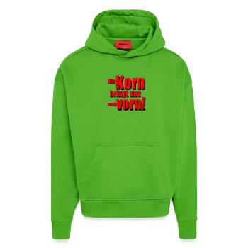Nur Korn bringt uns nach vorn - Hoodie- made by SPREAD  - Apple Neon - Vorne