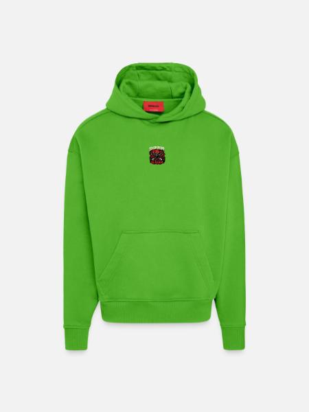 Shqipëri Albania Eagle Emblem - Hoodie- made by SPREAD - Apple Neon