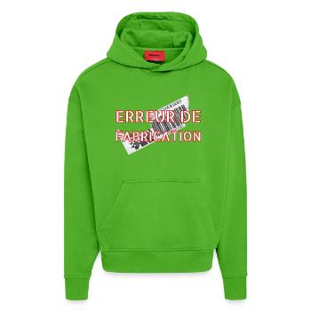 MANUFACTURING ERROR - Hoodie- made by SPREAD  - Apple Neon - Front