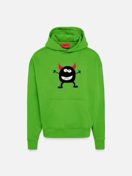 Teufelchen - Hoodie- made by SPREAD  - Apple Neon
