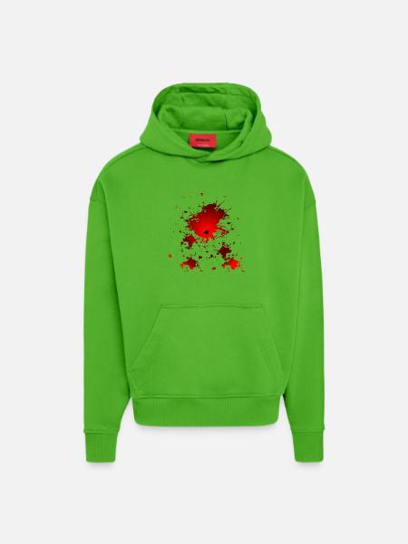 HALLOWEEN KOSTÜM EINSCHLUSSLOCH BLUT - Hoodie- made by SPREAD - Apple Neon
