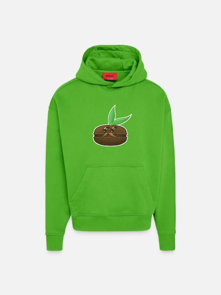 MacaronPousse! - Hoodie- made by SPREAD - Apple Neon