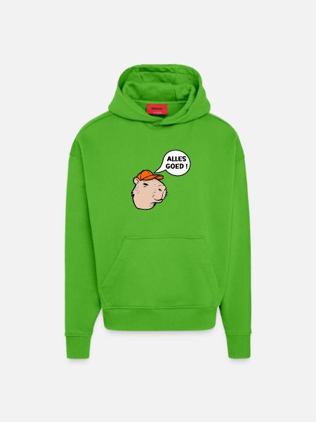 All good - Hoodie- made by SPREAD - Apple Neon