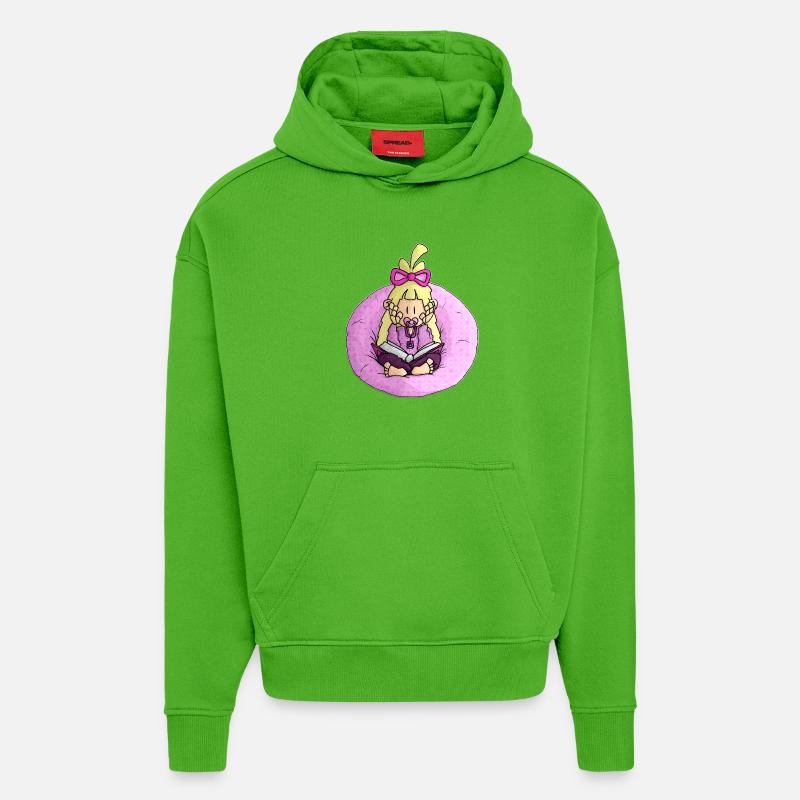 Tida - das Buch / - Hoodie- made by SPREAD  - Apple Neon