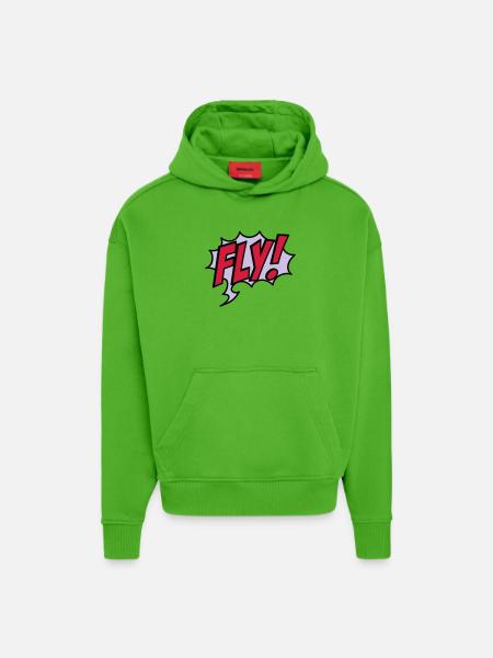 2541614 15932863 fly - Hoodie- made by SPREAD  - Apple Neon