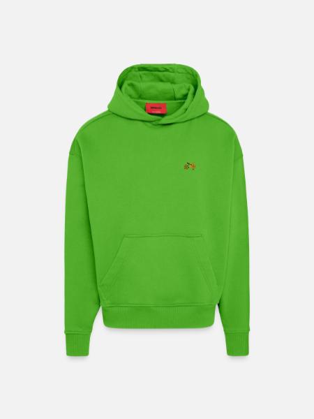 Berry bird - Hoodie- made by SPREAD - Apple Neon