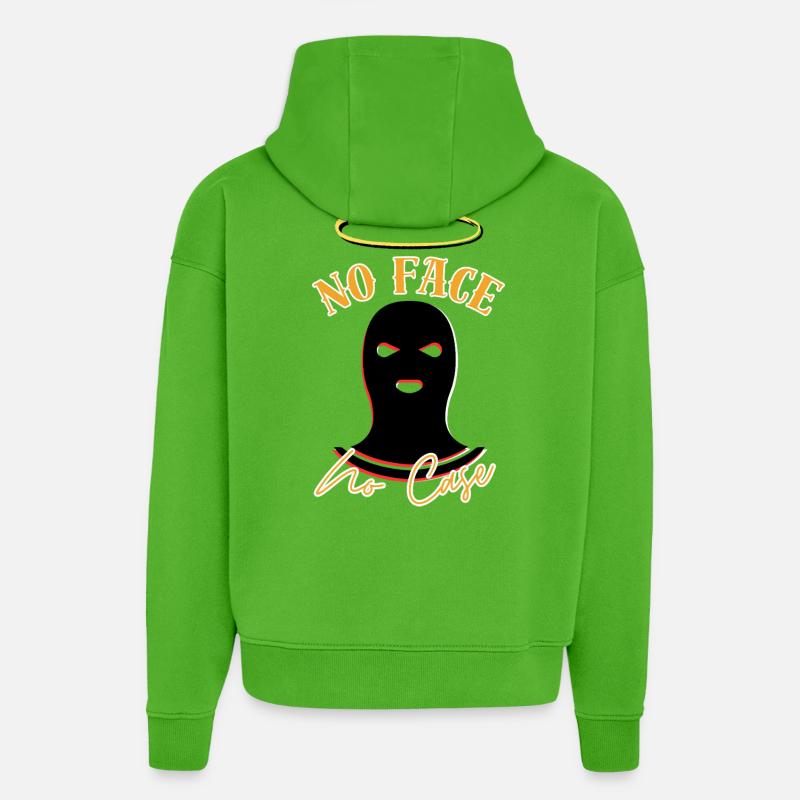Kein Gesicht, kein Fall - Hoodie- made by SPREAD - Apple Neon