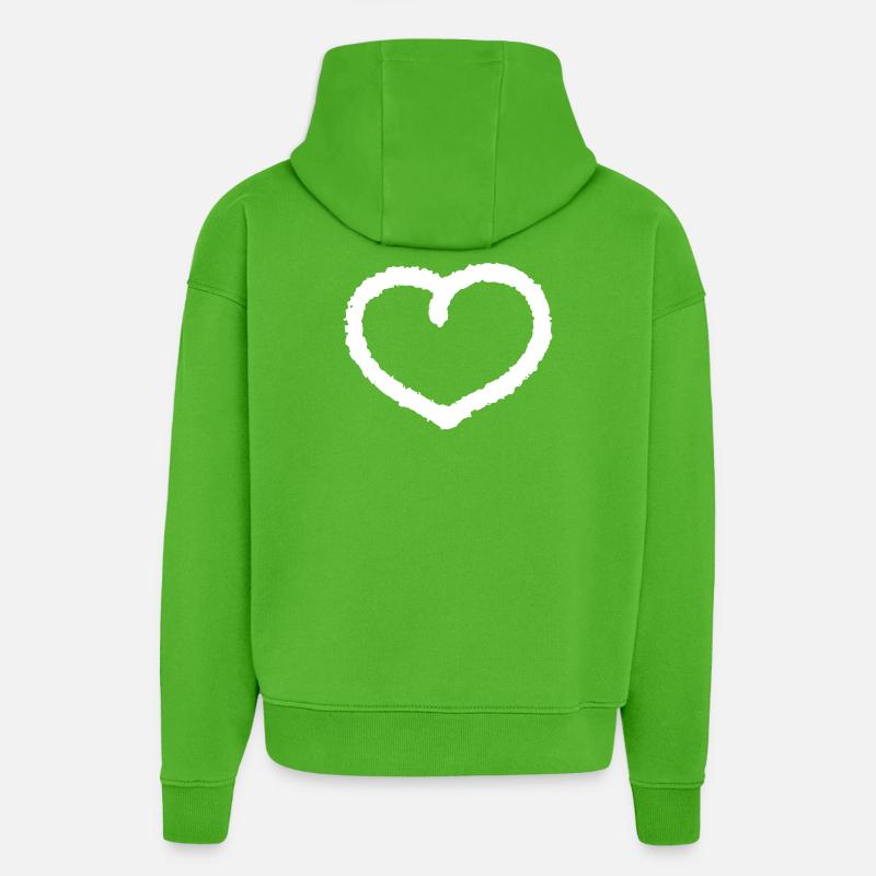 iYpsilon Herz - Hoodie- made by SPREAD - Apple Neon