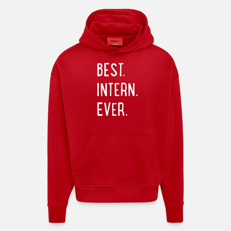 bester Praktikant - Hoodie- made by SPREAD  - Rot