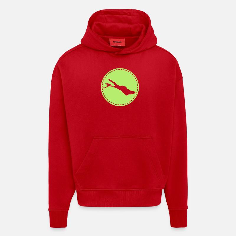 Bodensee - Hoodie- made by SPREAD  - Rot
