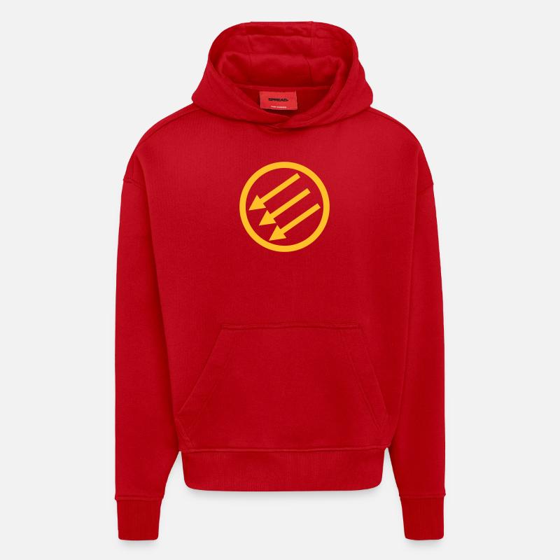 Järnfronten / Eiserne Front / Iron Front - Hoodie- made by SPREAD  - Rot