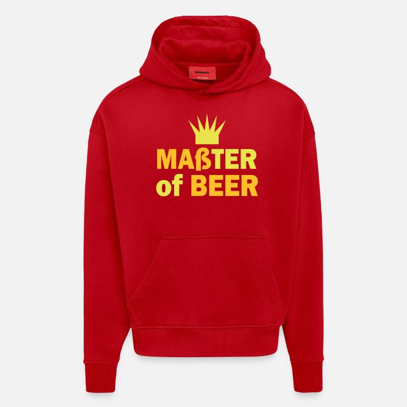 maß bier - Hoodie- made by SPREAD  - Rot