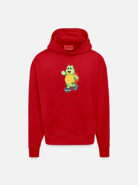 Schildkröte Inline skating Inline skates - Hoodie- made by SPREAD - Rot