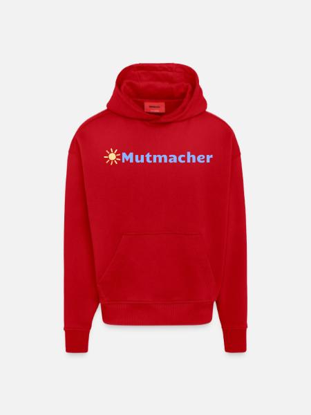 Mutmacher - Hoodie- made by SPREAD  - Rot