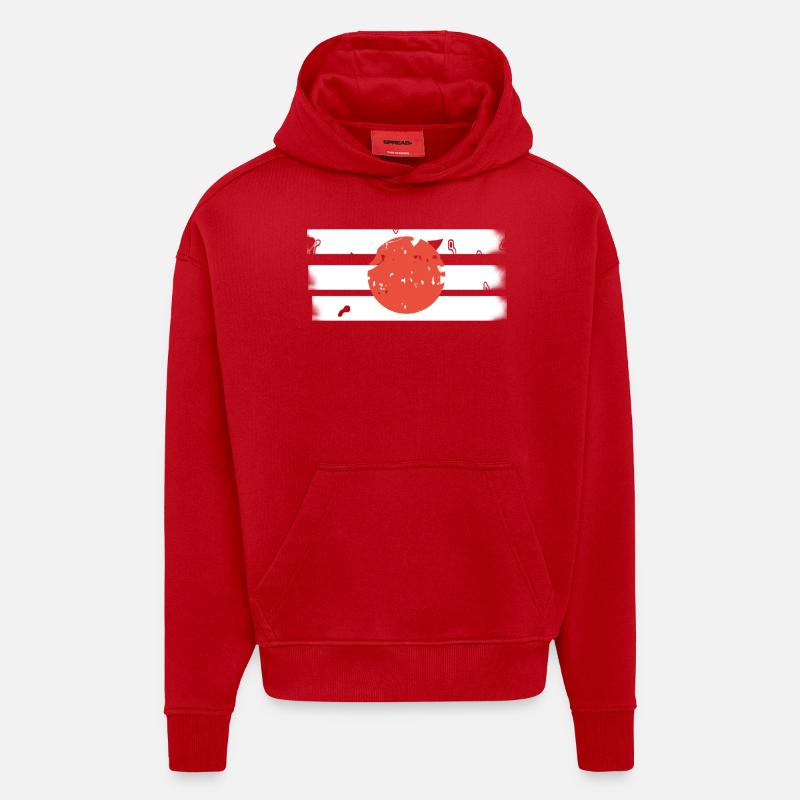 Japan - Hoodie- made by SPREAD  - red