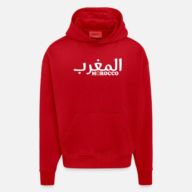 Marokko - Hoodie- made by SPREAD - Rot