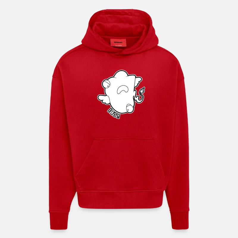 Flyguy - Hoodie- made by SPREAD  - red