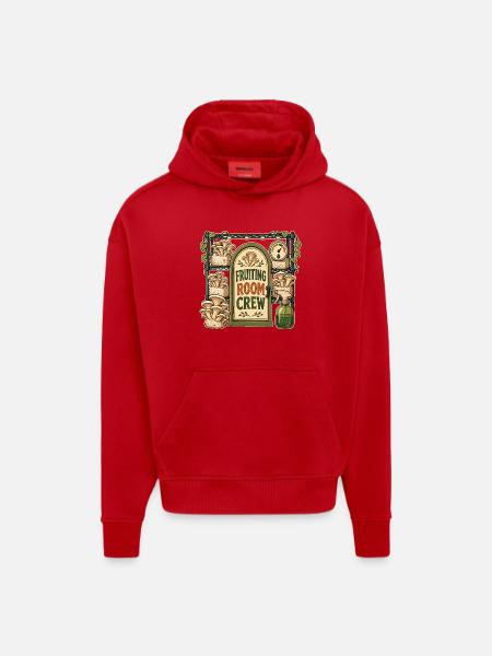 FRUITING ROOM CREW - Hoodie- made by SPREAD - red