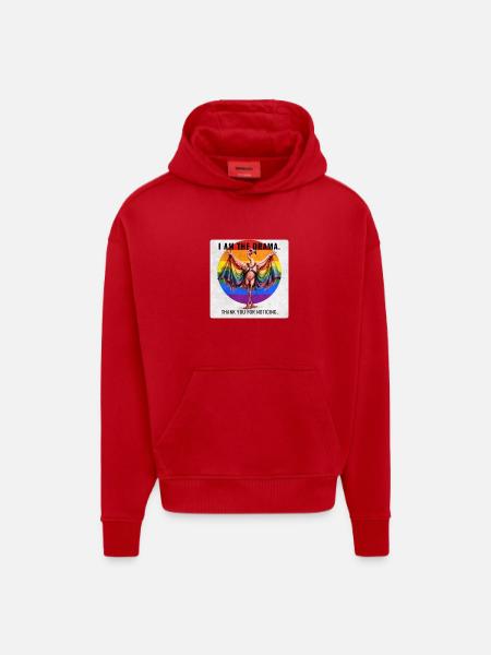 Funny Gay Pride Flamingo Design - Hoodie- made by SPREAD - red