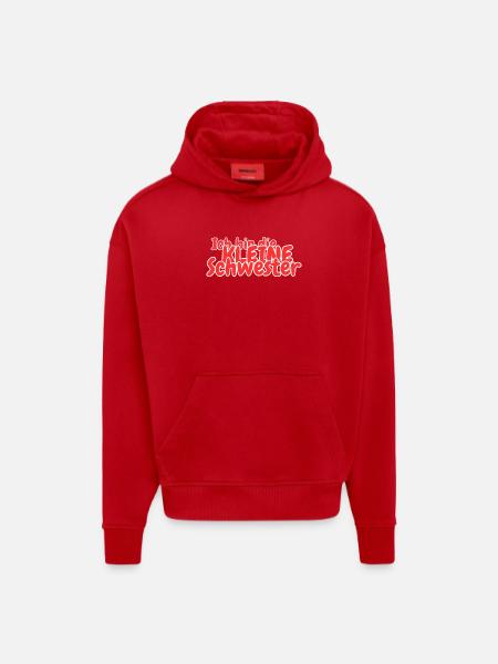 I'm the little sister - Hoodie- made by SPREAD - red