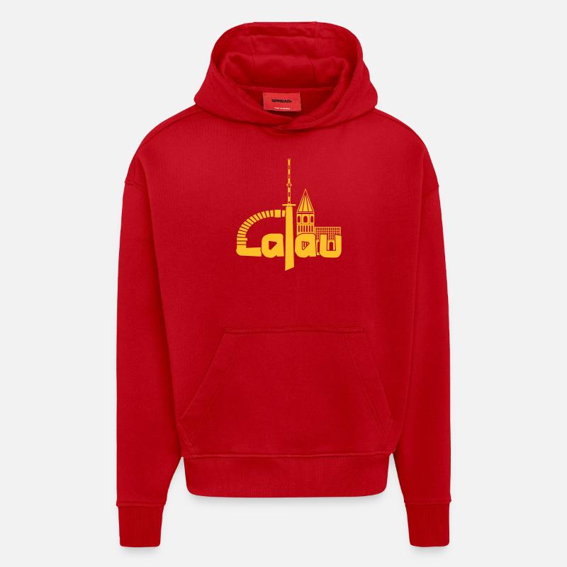 059 - Calau - CA - OSL - Lausitz - Hoodie- made by SPREAD  - Rot