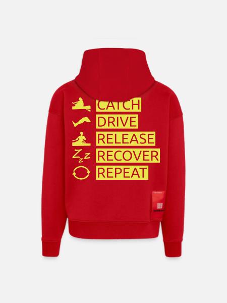 Der Ruderschlag | Rowing - Hoodie- made by SPREAD  - Rot