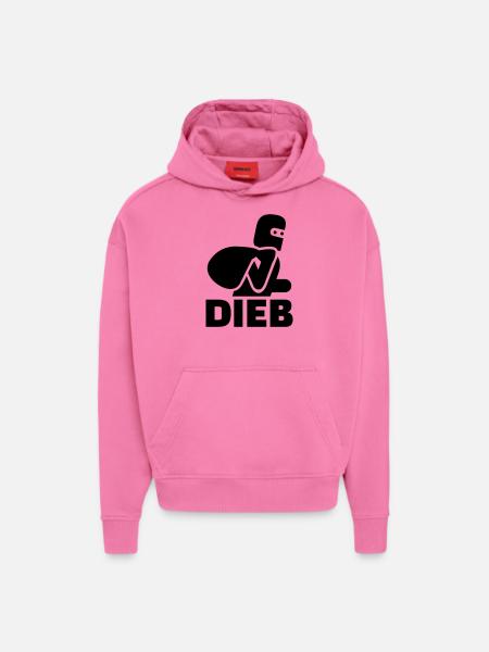 Dieb - Hoodie- made by SPREAD  - AURA PINK