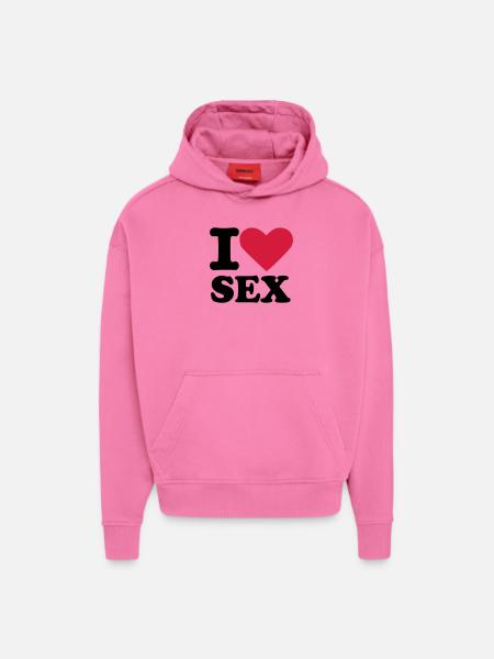 Sex - Hoodie- made by SPREAD  - AURA PINK