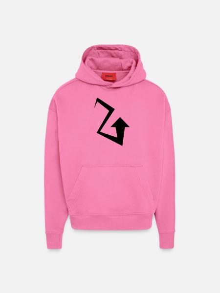 Zig Zag Arrow - Hoodie- made by SPREAD  - AURA PINK