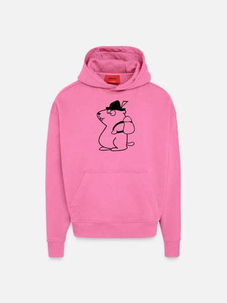 marmot - Hoodie- made by SPREAD  - AURA PINK