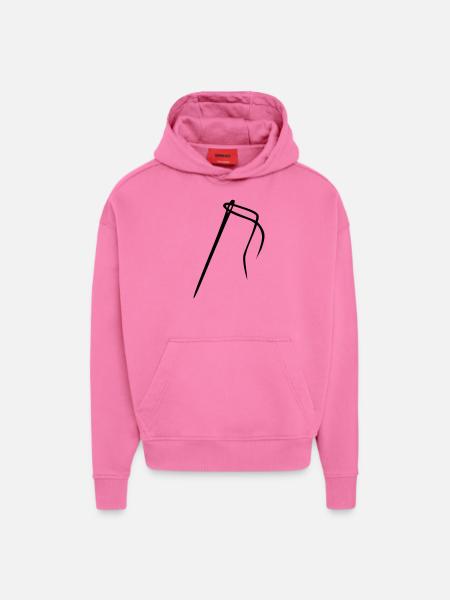 Nadel - Faden - Hoodie- made by SPREAD - AURA PINK