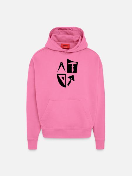 Hochbau - Hoodie- made by SPREAD - AURA PINK