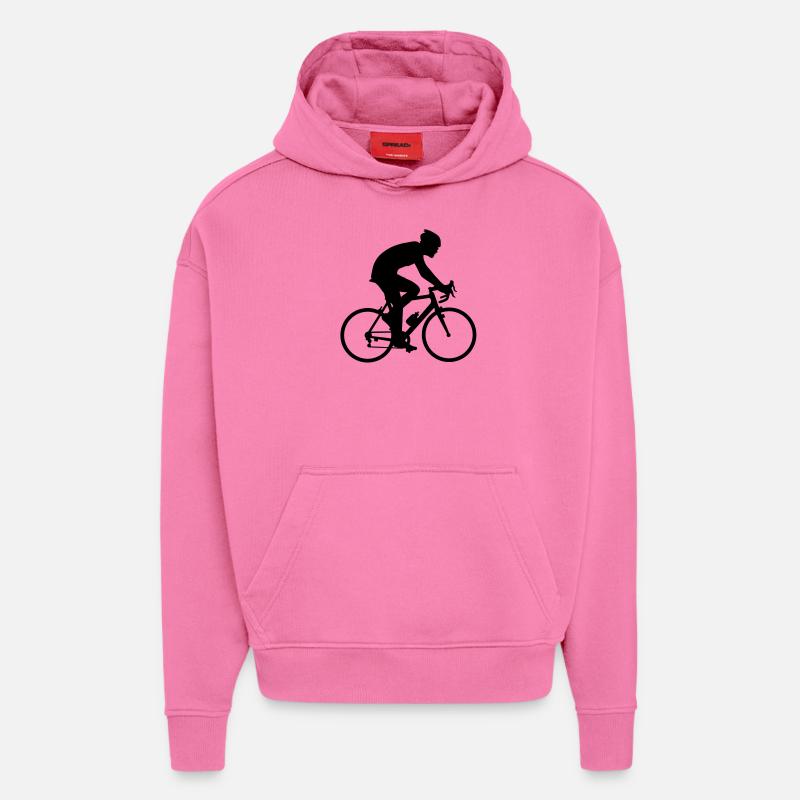 radfahrer_052012_a_1c - Hoodie- made by SPREAD  - AURA PINK