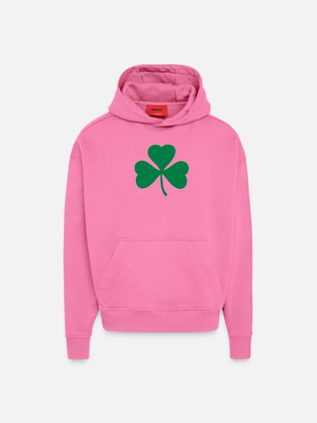 Shamrock - Hoodie- made by SPREAD  - AURA PINK