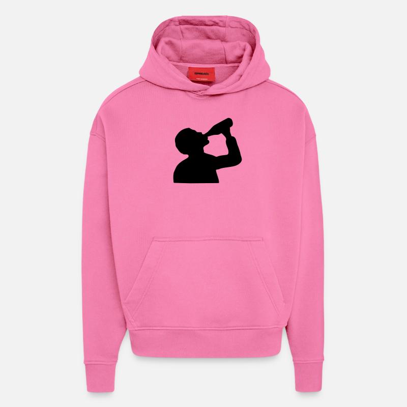 Bier - Hoodie- made by SPREAD  - AURA PINK