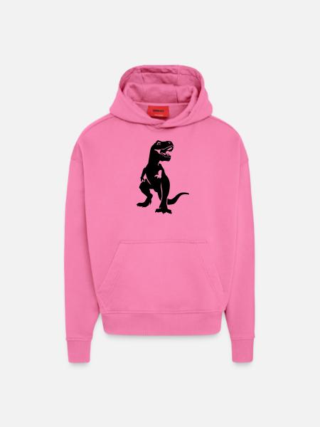 T-Rex - Hoodie- made by SPREAD  - AURA PINK