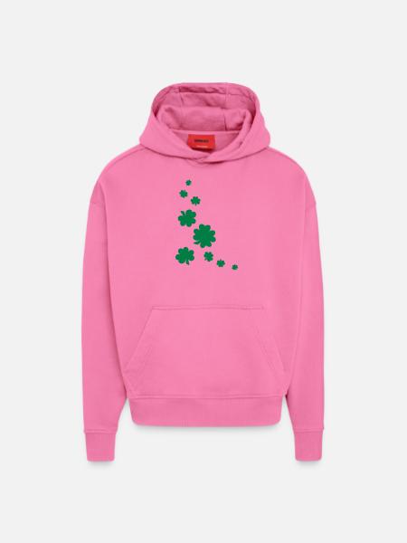 Shamrocks - Hoodie- made by SPREAD  - AURA PINK