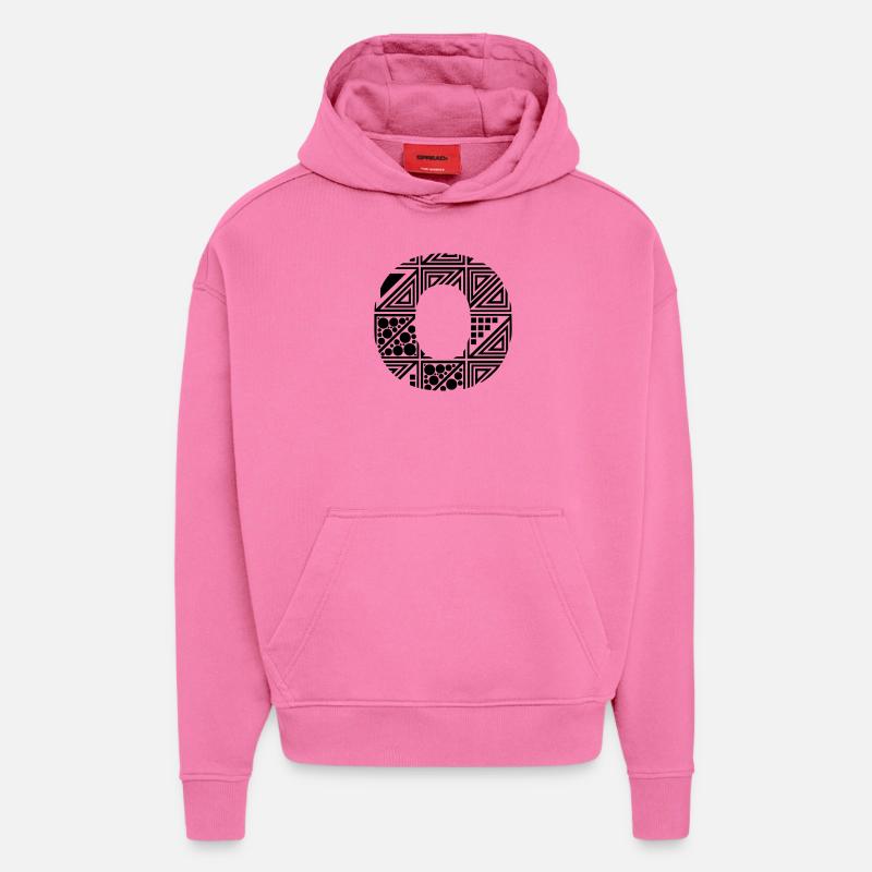 Buchstabe O - Hoodie- made by SPREAD  - AURA PINK