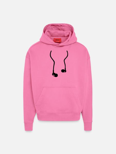 Headphones - Hoodie- made by SPREAD  - AURA PINK