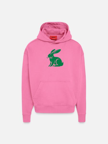 Rabbit Rabbit Animal - Hoodie- made by SPREAD  - AURA PINK