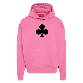 Kreuz - Hoodie- made by SPREAD  - AURA PINK - Vorne - Dylan (187cm)